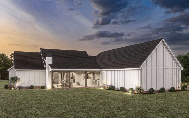 Modern Farmhouse House Plan #4534-00101 Elevation Photo