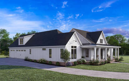Modern Farmhouse House Plan #4534-00101 Elevation Photo