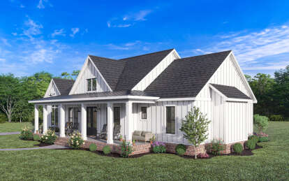 Modern Farmhouse House Plan #4534-00101 Elevation Photo