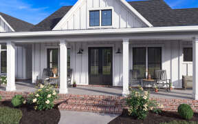 Modern Farmhouse House Plan #4534-00101 Elevation Photo
