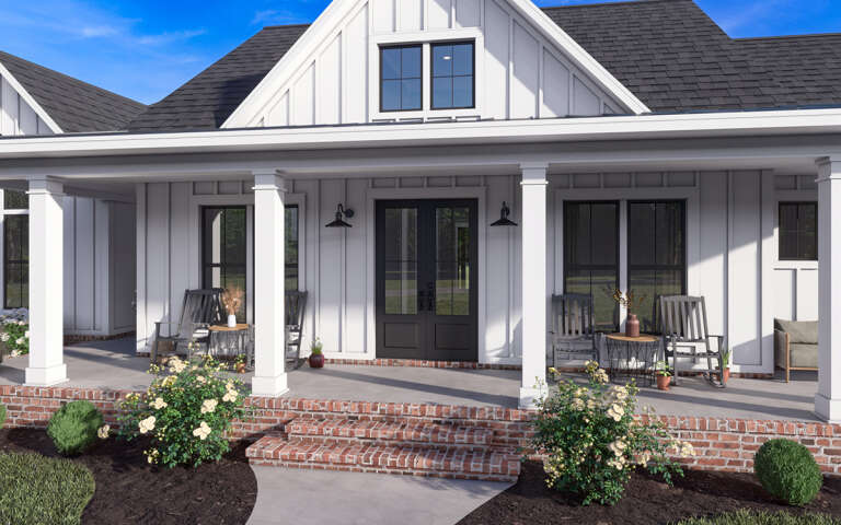 Modern Farmhouse House Plan #4534-00101 Elevation Photo