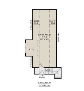 Bonus Room for House Plan #4534-00101