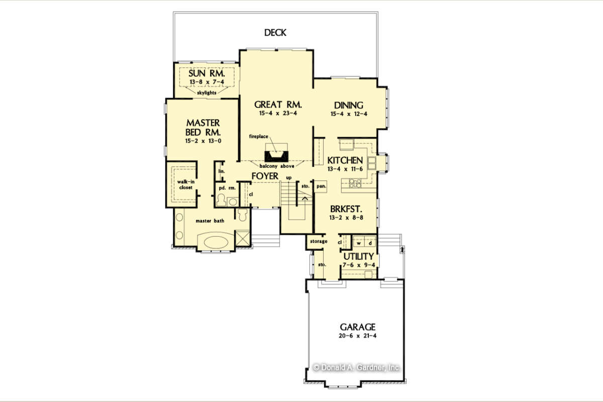 Main Floor  for House Plan #2865-00376