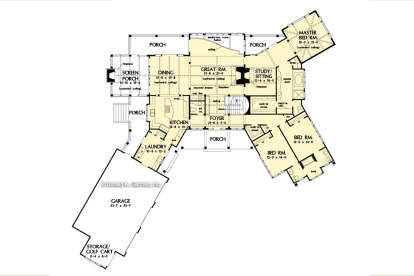 Main Floor  for House Plan #2865-00378