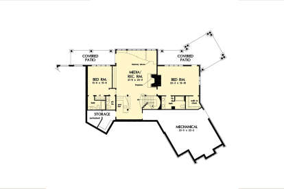 Basement for House Plan #2865-00378