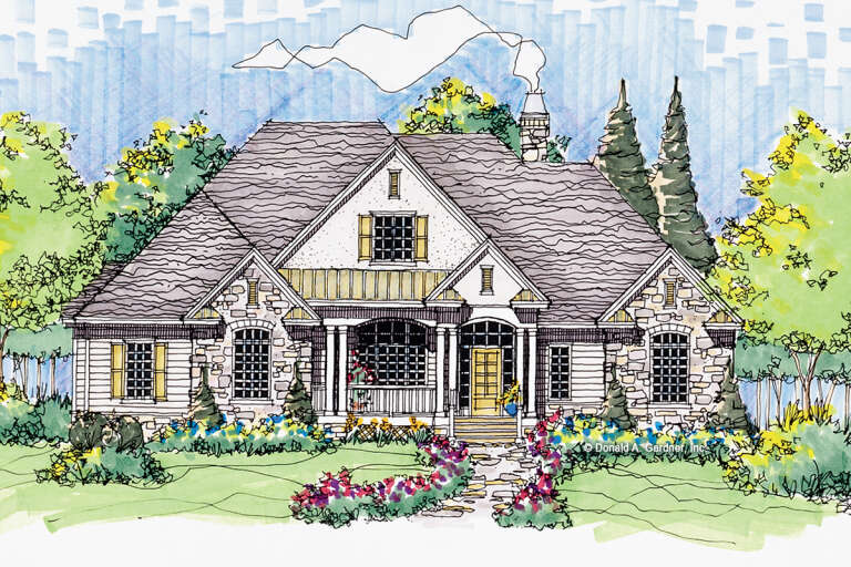 Traditional House Plan #2865-00379 Elevation Photo