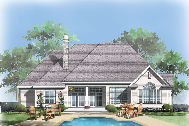 Traditional House Plan #2865-00379 Elevation Photo