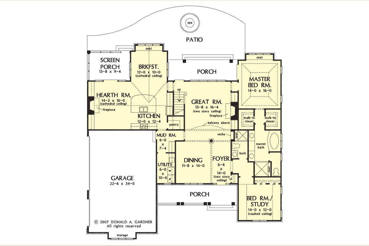 Main Floor  for House Plan #2865-00381