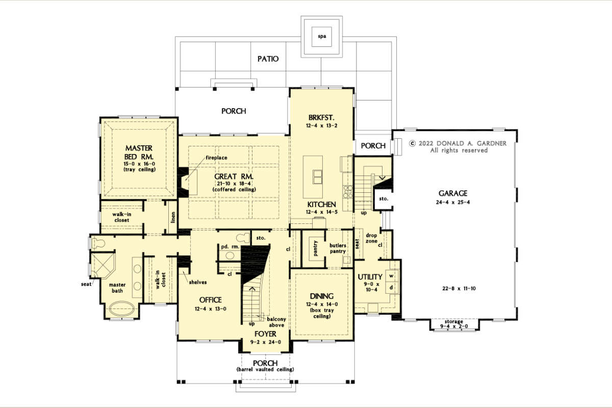 Main Floor  for House Plan #2865-00383