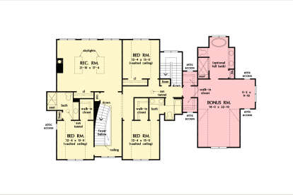 Second Floor for House Plan #2865-00383