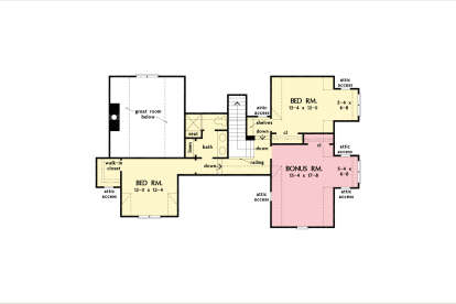 Second Floor for House Plan #2865-00385