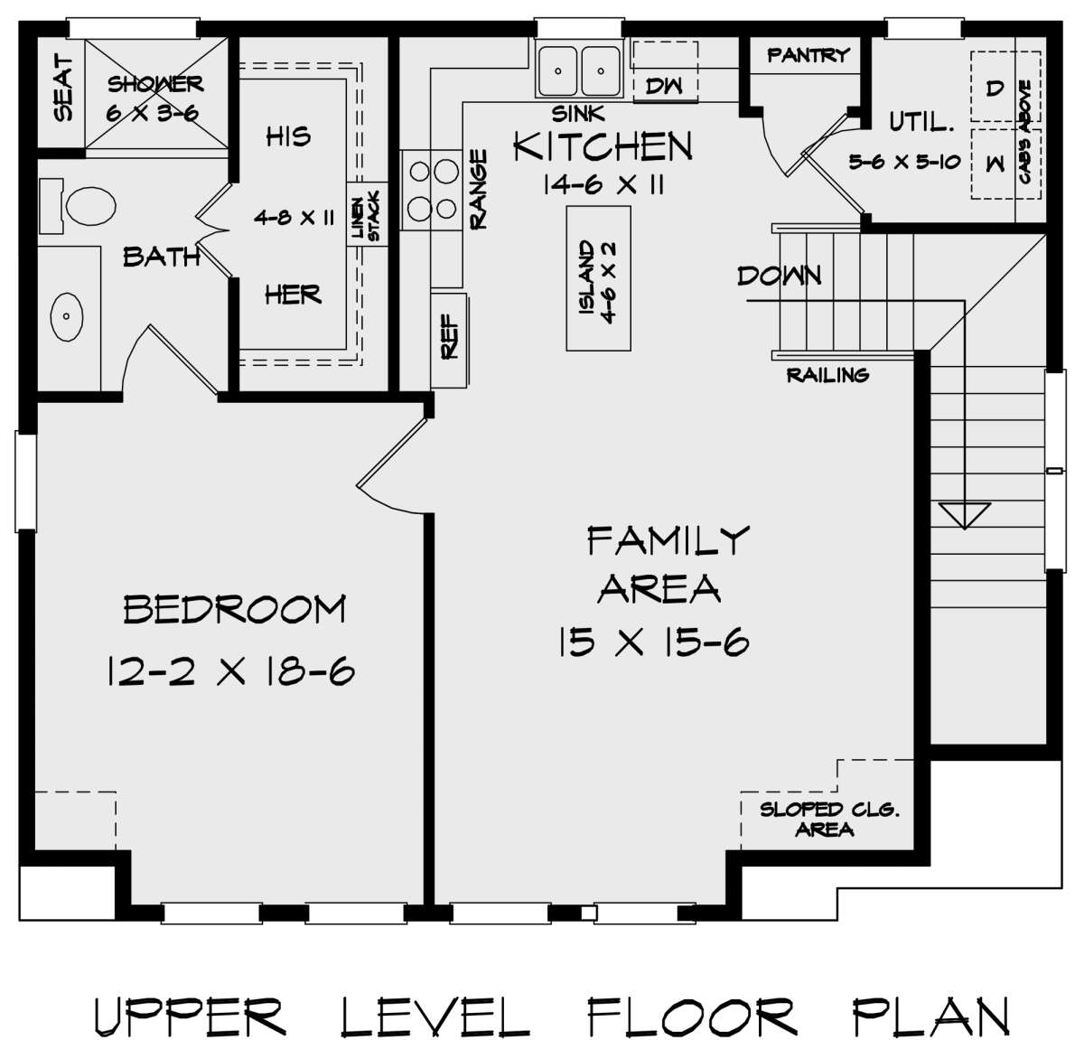 Second Floor for House Plan #6082-00222