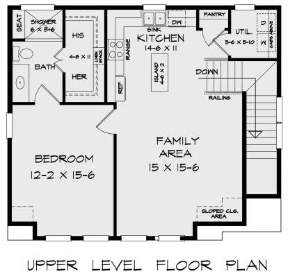 Second Floor for House Plan #6082-00222