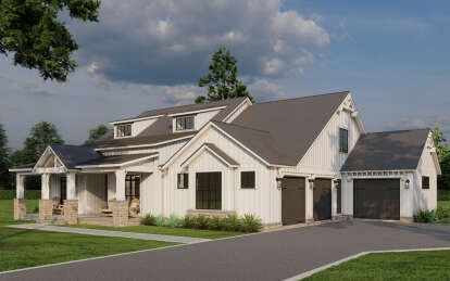 Modern Farmhouse House Plan #8318-00351 Elevation Photo