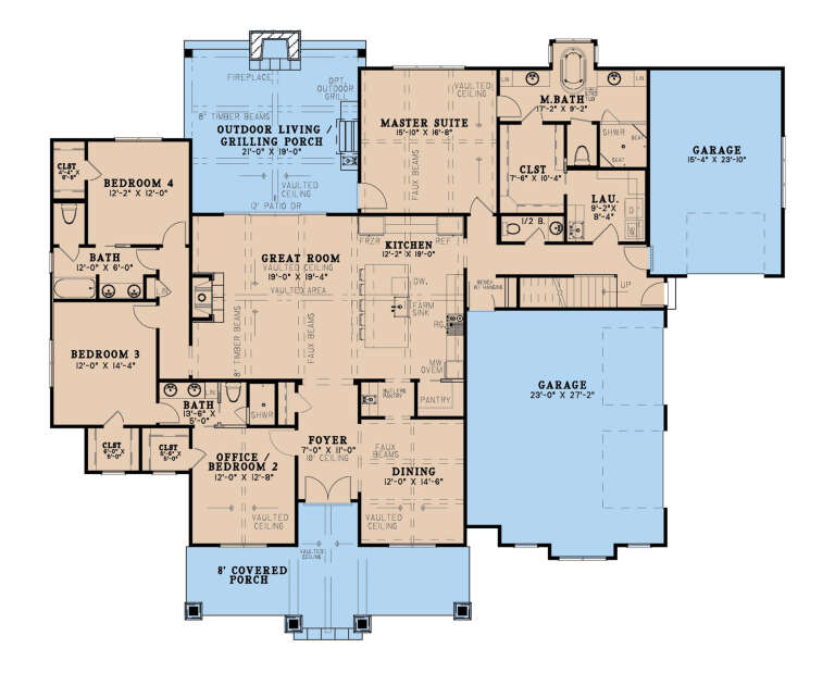 House Plan House Plan #29310 Drawing 1