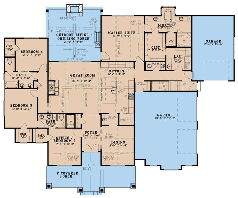 House Plan House Plan #29310 Drawing 1