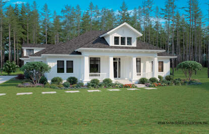 Modern Farmhouse House Plan #8436-00122 Elevation Photo