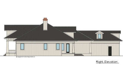 Modern Farmhouse House Plan #8436-00122 Elevation Photo