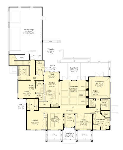 Main Floor  for House Plan #8436-00122
