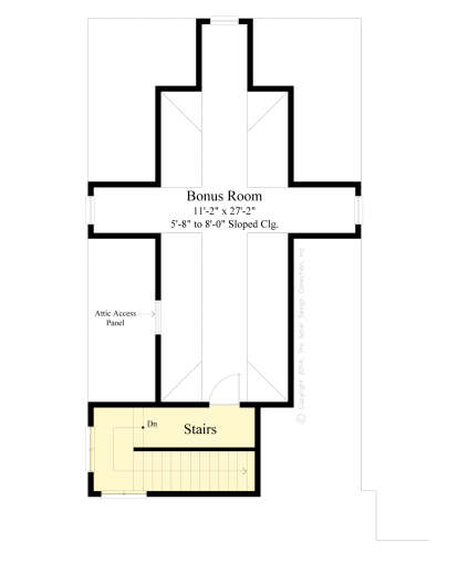 Bonus Room for House Plan #8436-00122