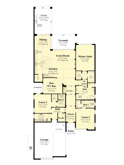 Main Floor  for House Plan #8436-00123