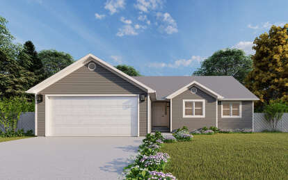 Traditional House Plan #2802-00222 Elevation Photo