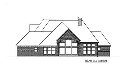 French Country House Plan #5445-00508 Elevation Photo