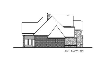 French Country House Plan #5445-00508 Elevation Photo