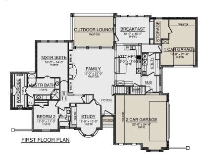 Main Floor  for House Plan #5445-00508