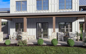 Barn House Plan #009-00359 Elevation Photo
