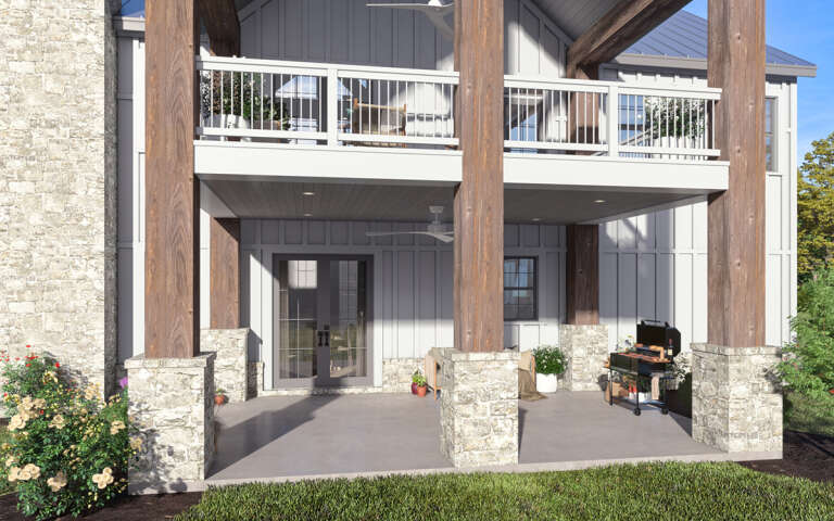 Barn House Plan #009-00359 Elevation Photo