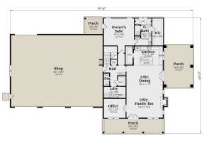 Main Floor  for House Plan #009-00359