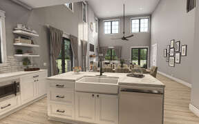 Barn House Plan #009-00359 Additional Photo