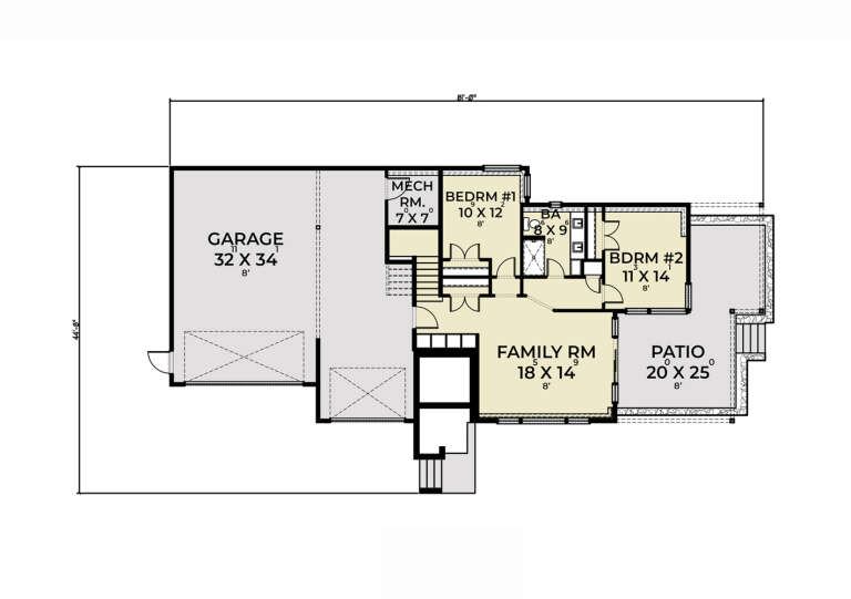 House Plan House Plan #29318 Drawing 1