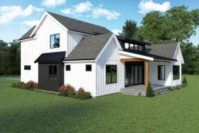 Modern Farmhouse House Plan #2464-00105 Elevation Photo