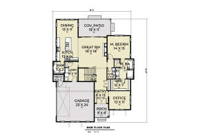 Main Floor for House Plan #2464-00105