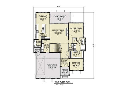 House Plan House Plan #29319 Drawing 1