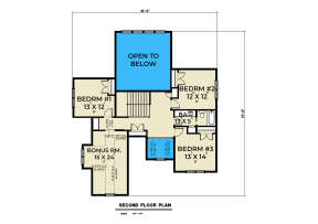 Second Floor for House Plan #2464-00105