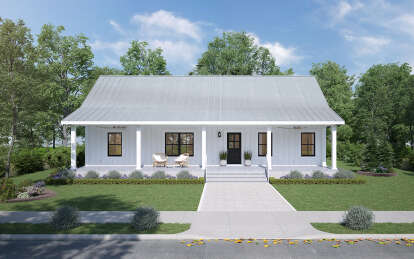 Modern Farmhouse House Plan #1776-00131 Elevation Photo