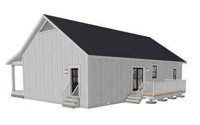 Modern Farmhouse House Plan #1776-00131 Elevation Photo