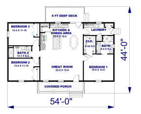 Main Floor  for House Plan #1776-00132