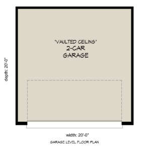 Garage Floor for House Plan #940-00795