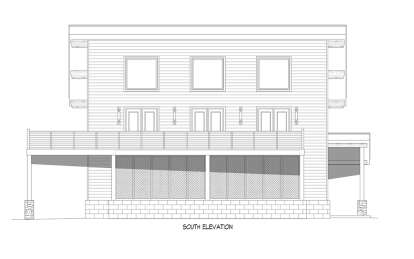 Modern House Plan #940-00796 Elevation Photo