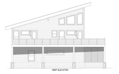 Modern House Plan #940-00796 Elevation Photo