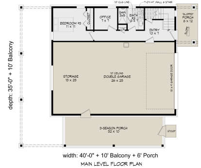 House Plan House Plan #29326 Drawing 1