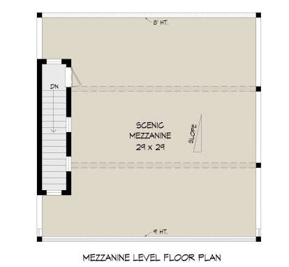 Mezzanine for House Plan #940-00797