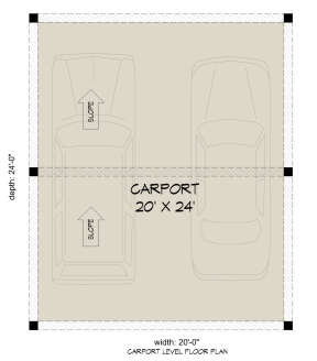 Garage Floor for House Plan #940-00798