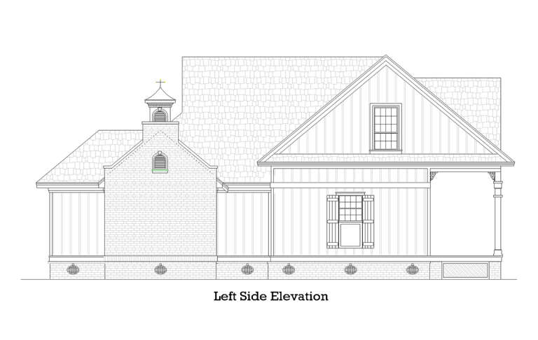 Southern House Plan #048-00293 Elevation Photo