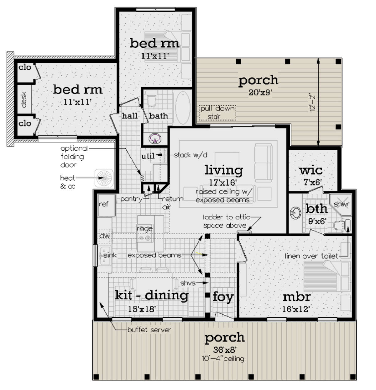 Main Floor  for House Plan #048-00293