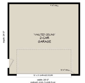 Garage Floor for House Plan #940-00800